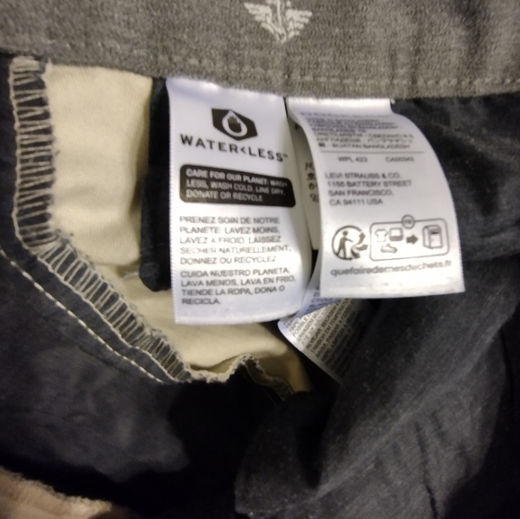 Docker's Men's Classic Beige Off White Pants WaterLess 32 X 34 Neutral Versatile - Picture 3 of 4